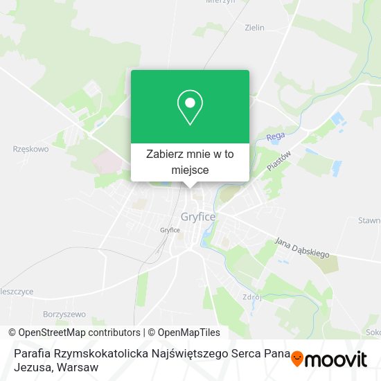 Mapa Parafia Rzymskokatolicka Najświętszego Serca Pana Jezusa