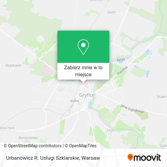 Mapa Urbanowicz R. Usługi Szklarskie