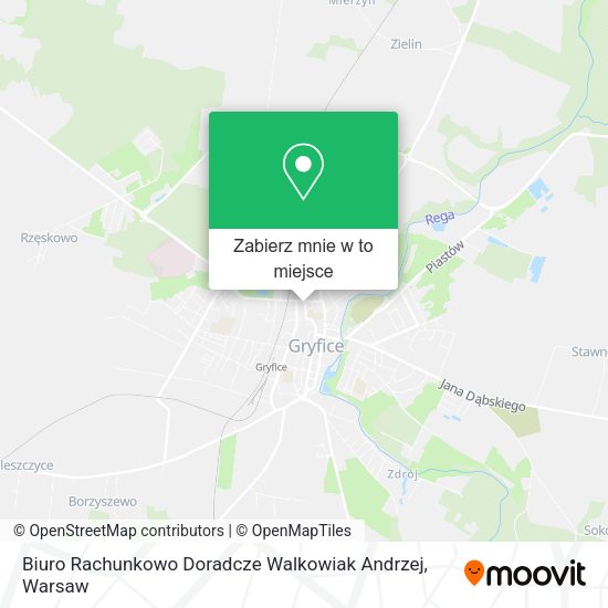 Mapa Biuro Rachunkowo Doradcze Walkowiak Andrzej