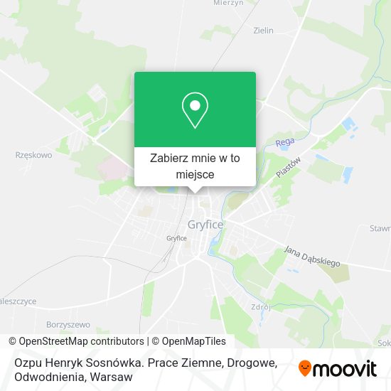 Mapa Ozpu Henryk Sosnówka. Prace Ziemne, Drogowe, Odwodnienia