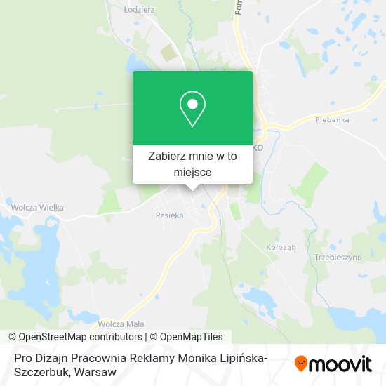 Mapa Pro Dizajn Pracownia Reklamy Monika Lipińska-Szczerbuk