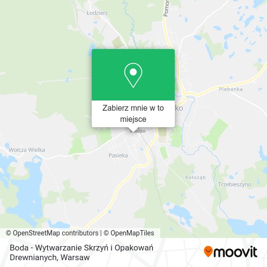 Mapa Boda - Wytwarzanie Skrzyń i Opakowań Drewnianych