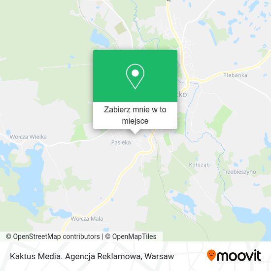 Mapa Kaktus Media. Agencja Reklamowa