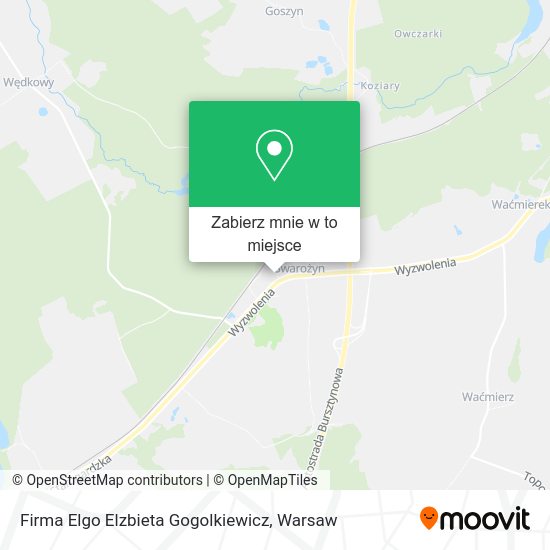 Mapa Firma Elgo Elzbieta Gogolkiewicz