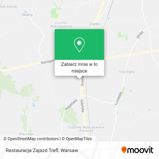 Mapa Restauracja Zajazd Trefl