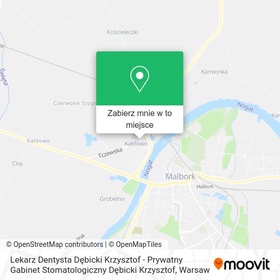 Mapa Lekarz Dentysta Dębicki Krzysztof - Prywatny Gabinet Stomatologiczny Dębicki Krzysztof