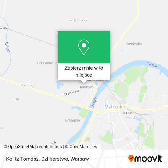 Mapa Kolitz Tomasz. Szlifierstwo