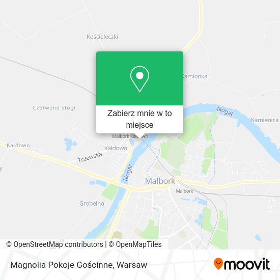 Mapa Magnolia Pokoje Gościnne