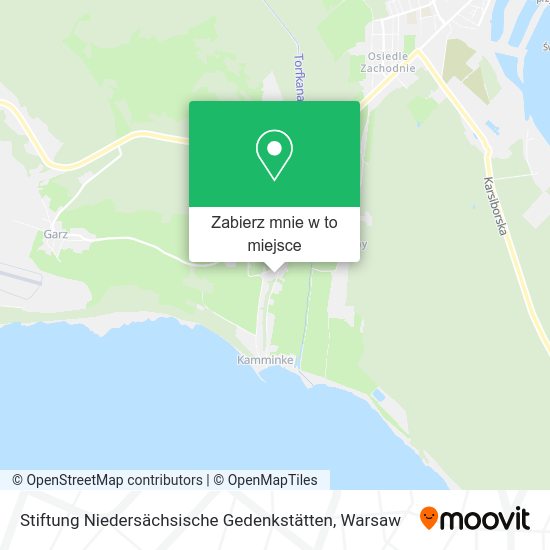 Mapa Stiftung Niedersächsische Gedenkstätten