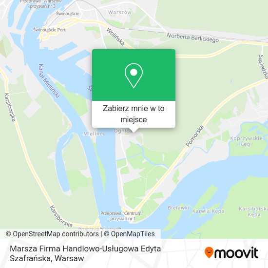 Mapa Marsza Firma Handlowo-Usługowa Edyta Szafrańska