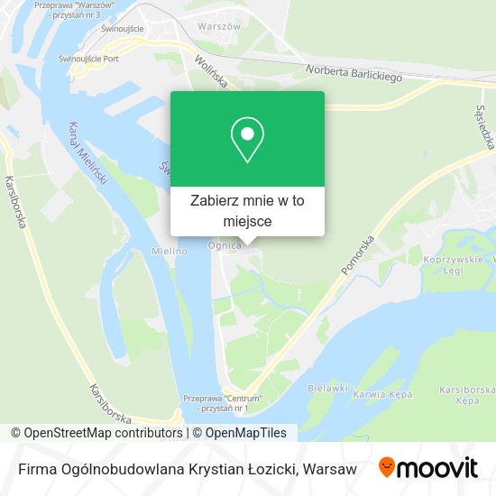 Mapa Firma Ogólnobudowlana Krystian Łozicki