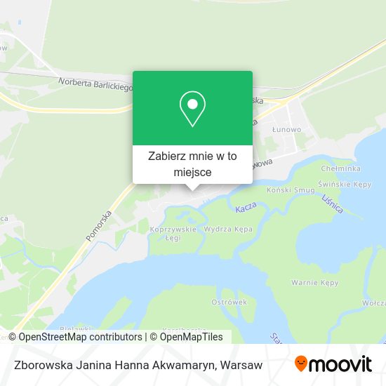 Mapa Zborowska Janina Hanna Akwamaryn