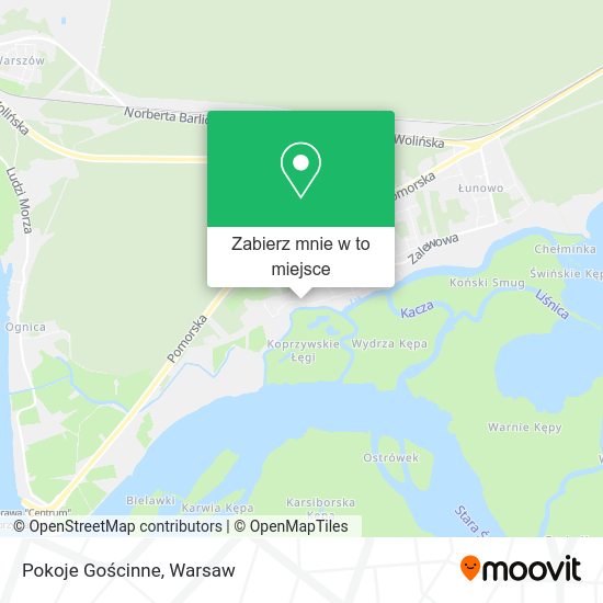 Mapa Pokoje Gościnne