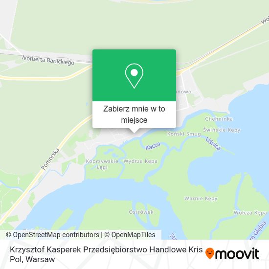 Mapa Krzysztof Kasperek Przedsiębiorstwo Handlowe Kris Pol