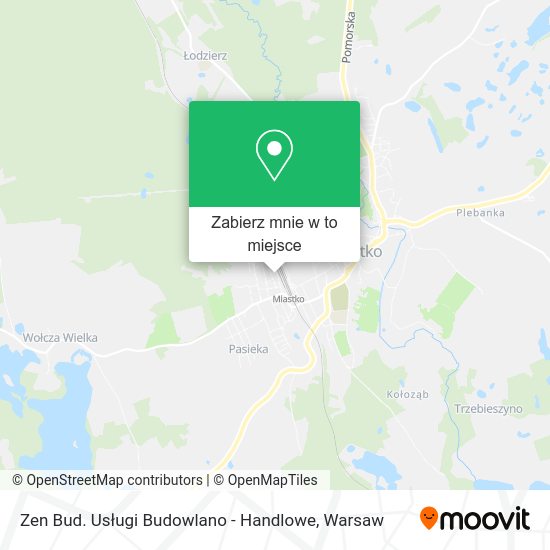 Mapa Zen Bud. Usługi Budowlano - Handlowe