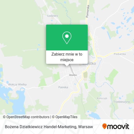 Mapa Bożena Dziatkiewicz Handel-Marketing