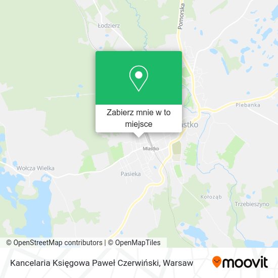 Mapa Kancelaria Księgowa Paweł Czerwiński