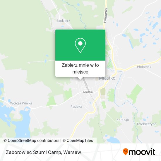 Mapa Zaborowiec Szumi Camp