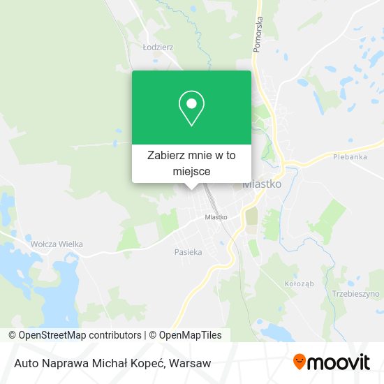 Mapa Auto Naprawa Michał Kopeć