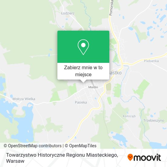 Mapa Towarzystwo Historyczne Regionu Miasteckiego