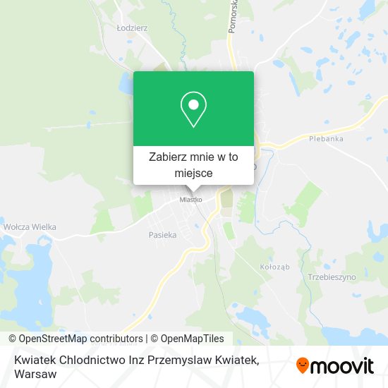 Mapa Kwiatek Chlodnictwo Inz Przemyslaw Kwiatek