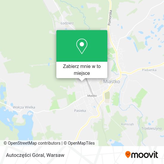 Mapa Autoczęści Góral