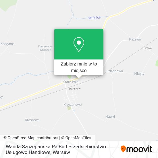 Mapa Wanda Szczepańska Pa Bud Przedsiębiorstwo Usługowo Handlowe