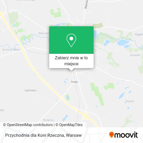 Mapa Przychodnia dla Koni Rzeczna