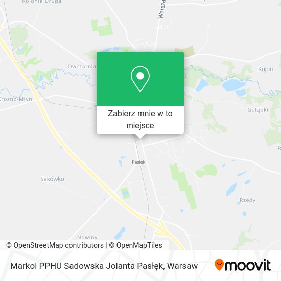 Mapa Markol PPHU Sadowska Jolanta Pasłęk