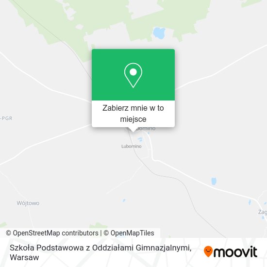 Mapa Szkoła Podstawowa z Oddziałami Gimnazjalnymi