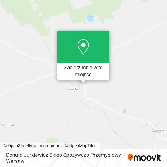 Mapa Danuta Jurkiewicz Sklep Spozywczo Przemyslowy