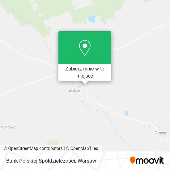 Mapa Bank Polskiej Spółdzielczości