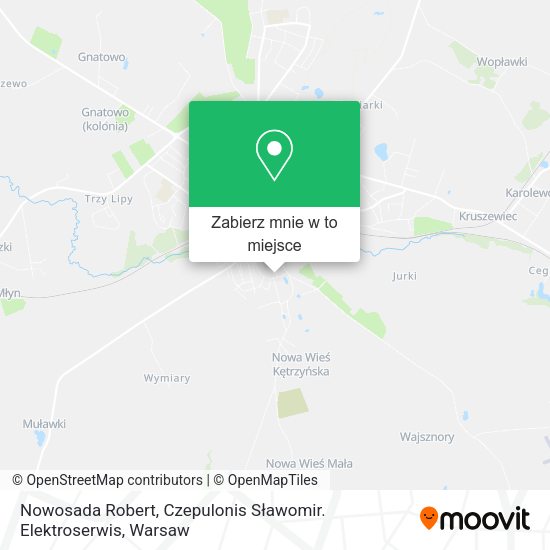 Mapa Nowosada Robert, Czepulonis Sławomir. Elektroserwis