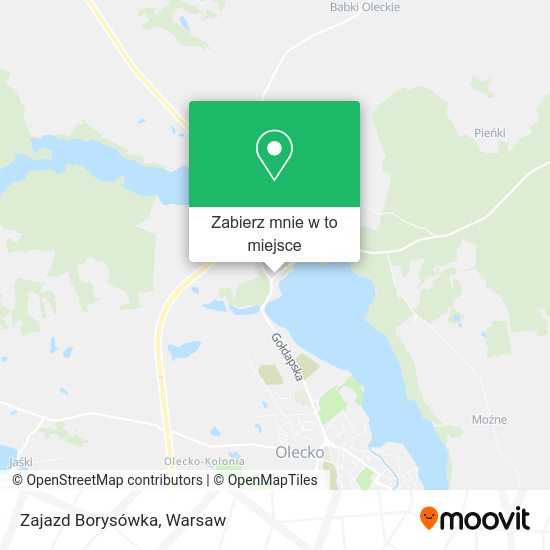 Mapa Zajazd Borysówka