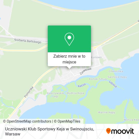 Mapa Uczniowski Klub Sportowy Keja w Swinoujsciu