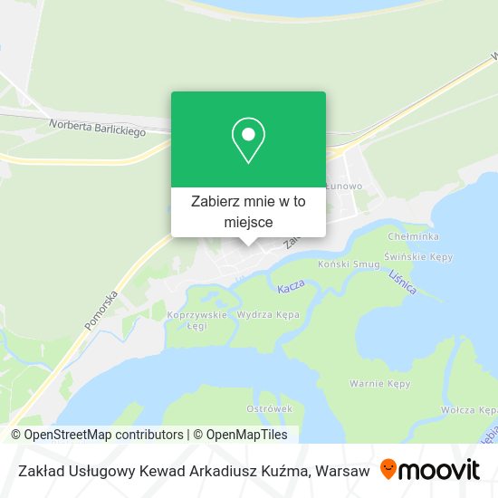 Mapa Zakład Usługowy Kewad Arkadiusz Kuźma