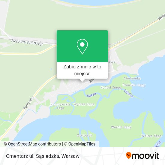 Mapa Cmentarz ul. Sąsiedzka