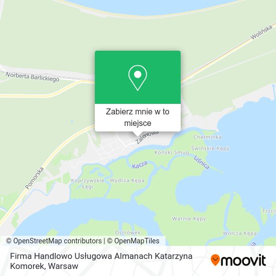 Mapa Firma Handlowo Usługowa Almanach Katarzyna Komorek