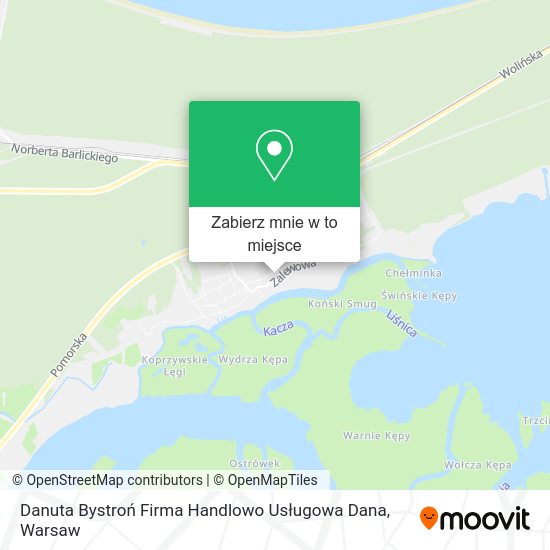 Mapa Danuta Bystroń Firma Handlowo Usługowa Dana