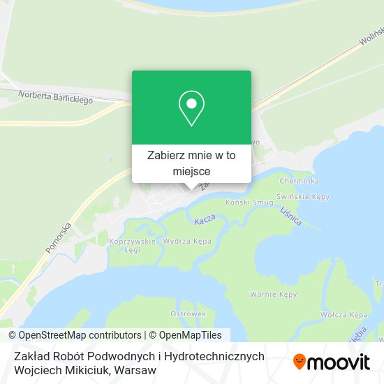 Mapa Zakład Robót Podwodnych i Hydrotechnicznych Wojciech Mikiciuk