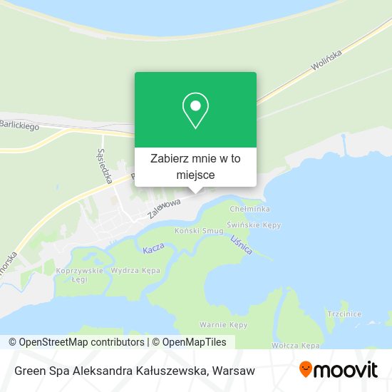 Mapa Green Spa Aleksandra Kałuszewska