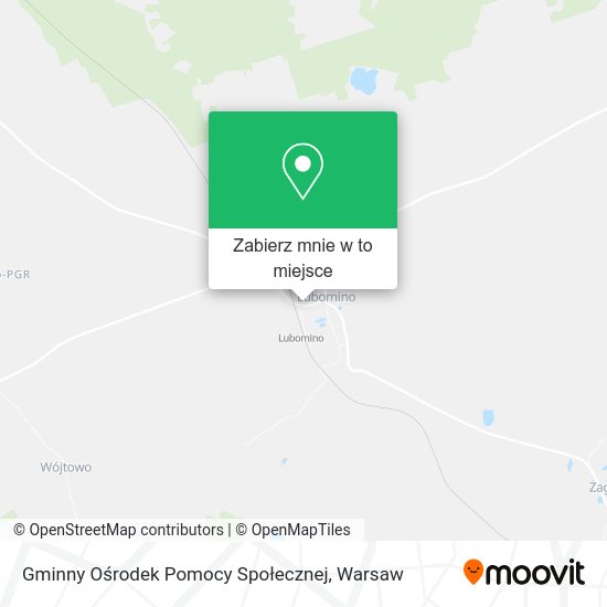 Mapa Gminny Ośrodek Pomocy Społecznej