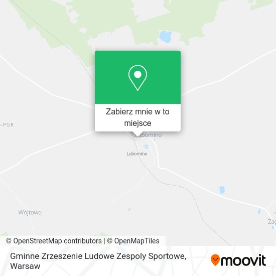 Mapa Gminne Zrzeszenie Ludowe Zespoly Sportowe