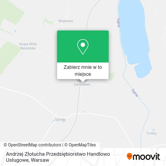 Mapa Andrzej Złotucha Przedsiębiorstwo Handlowo Usługowe