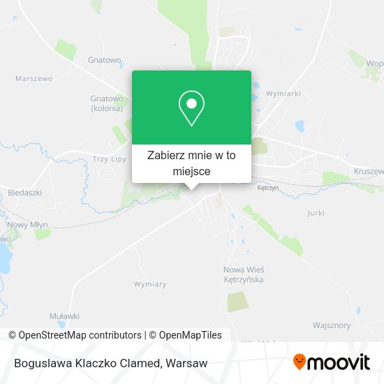 Mapa Boguslawa Klaczko Clamed