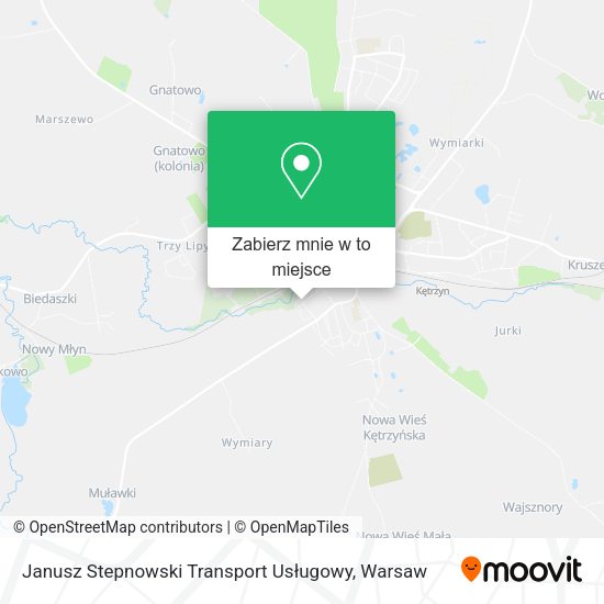 Mapa Janusz Stepnowski Transport Usługowy