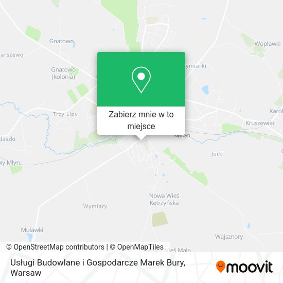 Mapa Usługi Budowlane i Gospodarcze Marek Bury