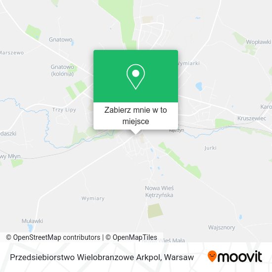 Mapa Przedsiebiorstwo Wielobranzowe Arkpol