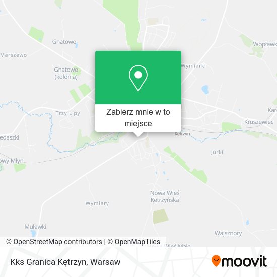 Mapa Kks Granica Kętrzyn