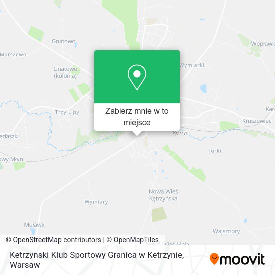 Mapa Ketrzynski Klub Sportowy Granica w Ketrzynie